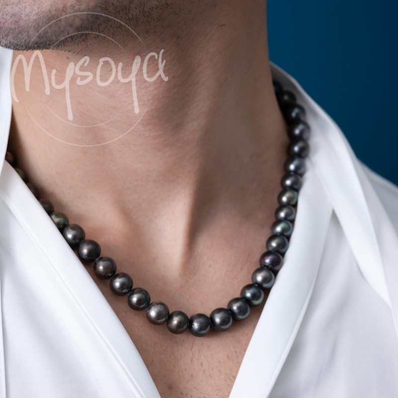 MYSOYA Freshwater Pearls Necklace 7-8mm June Birthstone Gift